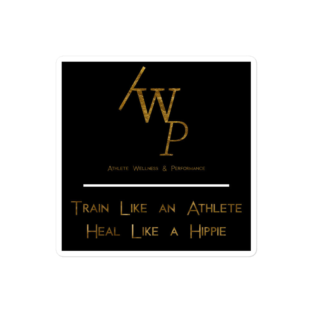 Athlete Wellness and Performance Stickers (Black)
