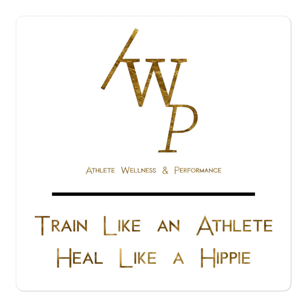 Athlete Wellness and Performance Stickers (White)
