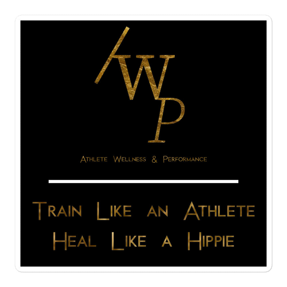 Athlete Wellness and Performance Stickers (Black)